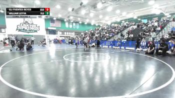 106 lbs Cons. Round 4 - William Leyva, Paloma Valley vs Eli Fuentes Reyes, Granite Hills