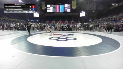 145 lbs Champ. Rd Of 16 - Hayden Manning, PA vs Victoria Alvarado, NY