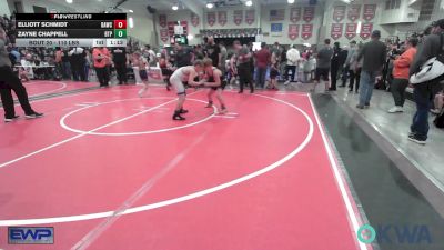 110 lbs Rr Rnd 1 - Elliott Schmidt, Broken Arrow Wrestling Club vs Zayne Chappell, Tulsa Blue T Panthers