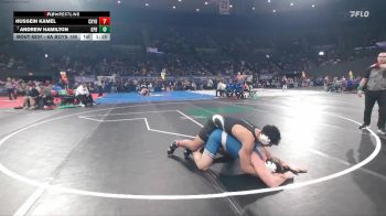 6A Boys 190 lbs Champ. Round 2 - Andrew Hamilton, Grants Pass Boys vs Hussein Kamel, Century Boys