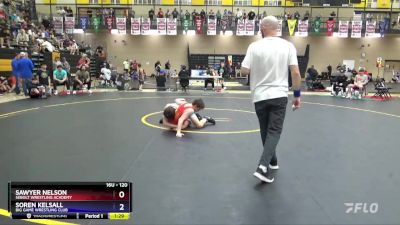 120 lbs Champ. Round 2 - Sawyer Nelson, Sebolt Wrestling Academy vs Soren Kelsall, Big Game Wrestling Club