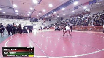 110 lbs Cons. Semi - Kaeli Gonzalez, Corona Del Mar vs Julia Moreno, Warren