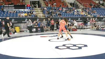 157 lbs Cons. Rd Of 64 - David Masch, Michigan vs Elijah Brown, Indiana