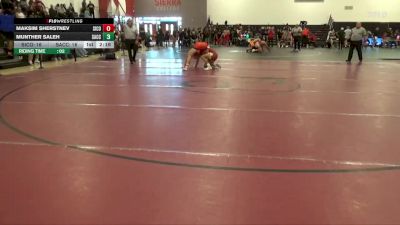 184 lbs Semis & 3rd Wb (16 Team) - Maksim Sherstnev, Sierra College vs Munther Saleh, Sac City