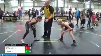 92 lbs Round 5 (6 Team) - Isaiah Saleh, Pomona Elite vs Owen Thomas, Steel Valley