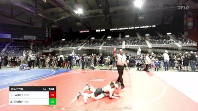 77 lbs Semifinal - Tucker Twibell, Touch Of Gold vs Jay Shafer, Laurel Matburners