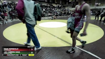 120 lbs Champ. Round 3 - Isaac Ronquillo, Bakersfield vs Leo Cabrera-Nava, Murrieta Mesa