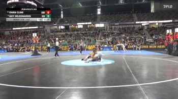 157 lbs Quarterfinal - Owen Cline, Colorado Mesa vs Guy Deleonardis, Glenville St.