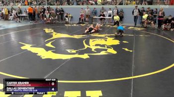 92 lbs Cons. Round 2 - Carter Kramer, Fairbanks Wrestling Club vs Dallas Demientieff, Bethel Freestyle Wrestling Club