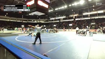 175 lbs Champ. Round 2 - Landon Harlow, Woodinville vs Izaiah Farias, Union