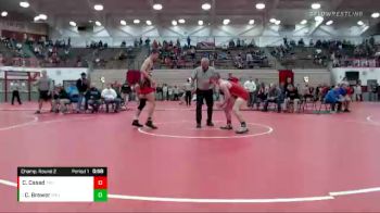 170 lbs Champ. Round 2 - Caden Brewer, Brownsburg vs Collin Casad, Terre Haute South