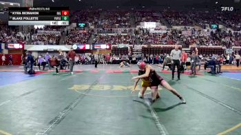 G - 120 lbs Cons. Round 2 - Blake Follette, Poplar Girls vs Kyra McMahon, Flathead (Kalispell) Girls