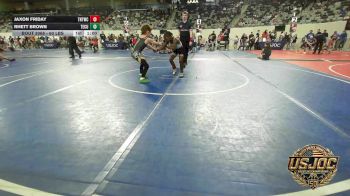 60 lbs Quarterfinal - Jaxon Friday, Tough N Technical Wrestling Club vs Rhett Brown, Tecumseh Youth Wrestling