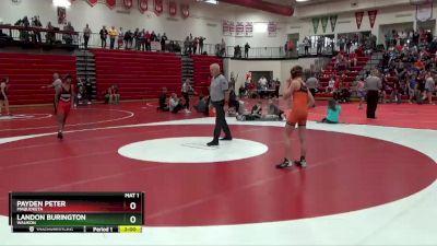 113 lbs Round 3 - Landon Burington, Waukon vs Payden Peter, Maquoketa