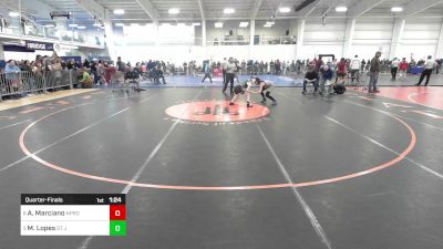 100 lbs Quarterfinal - Alyssa Marciano, North Providence vs Mary Lopes, St Johnsbury Academy