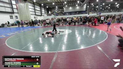 73 lbs Quarterfinal - Nathan Patterson, Virginia Patriots vs Maddox Rogers, Cavalier Wrestling Club