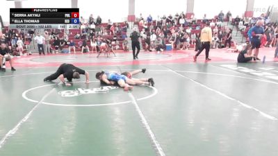 102 lbs Rr Rnd 2 - Serra Akyali, Phillips Academy Andover vs Ella Thomas, Red Rose Wrestling Club/poland Seminary