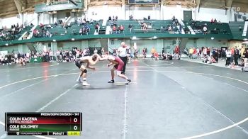 141 lbs Cons. Round 5 - Colin Kacena, Central Michigan vs Cole Solomey, Purdue