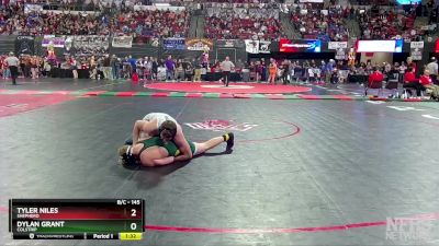 Quarterfinal - Dylan Grant, Colstrip vs Tyler Niles, Shepherd