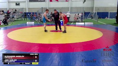 60kg Cons. Semi - Alexander Angelov, Capilano WC vs Asim Saglam, Nile Academy WC