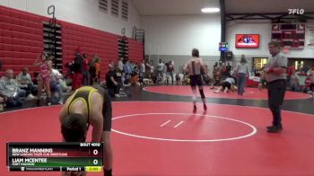 Quarterfinal - Liam McEntee, Fort Madison vs Branz Manning, New London Tiger Cub Wrestling