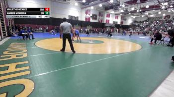 110 lbs Cons. Round 2 - Violet Gonzalez, Savanna vs Amber Moreira, Beaumont