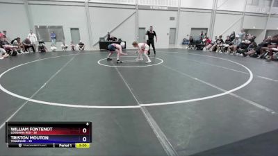100 lbs Placement Matches (16 Team) - William Fontenot, Louisiana Red vs Triston Mouton, Tennessee