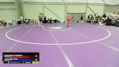 175 lbs 2nd Wrestleback (16 Team) - Quinten Attebury, Missouri vs Bridger Foss, Oregon