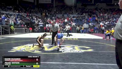 116 lbs Cons. Round 2 - Damir Duharkic, MadDog Wrestling Academy vs Frank Watson, Saber WC