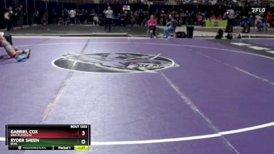 190 lbs Quarterfinal - Ryder Sheen, Buhl vs Gabriel Cox, New Plymouth