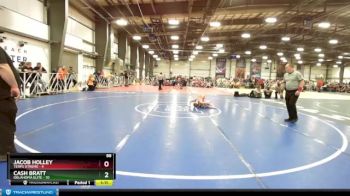 88 lbs Rd# 2 10:30am Friday - Cash Bratt, Oklahoma Elite vs Jacob Holley, Terps Xtreme