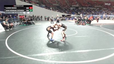 6A Boys 113 lbs Cons. Round 4 - David Weismann Castaneda, Forest Grove Boys vs Aaron Burke, Sandy Boys