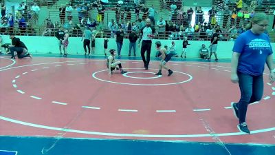 67 lbs Consi Of 8 #2 - Paislee Colston, Rockmart Takedown Club vs Drew DenBleyker, Haralson County Takedown Club