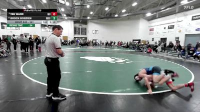 141 lbs 3rd Place Match - Tee Ward, Northern Illinois vs Brock Bobzien, Wisconsin