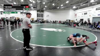 141 lbs 3rd Place Match - Tee Ward, Northern Illinois vs Brock Bobzien, Wisconsin