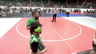 100 lbs Consolation - Ameliah Ortega, New Mexico Combat Wr Ac vs Jase Coble, Division Bell Wrestling