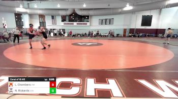 157 lbs Consi Of 16 #2 - Logan Chambers, Virginia Military Institute vs Nathan Rickards, Virginia