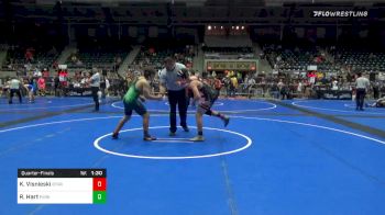 157 lbs Quarterfinal - Kale Visnieski, Butcher Shop vs Rich Hart, Perkins