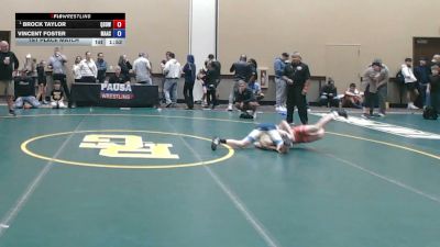 75 lbs 1st Place Match - Brock Taylor, Quest School Of Wrestling vs Vincent Foster, Mat Assassins