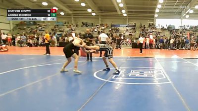 160 lbs Consi Of 64 #2 - Brayden Brown, NH vs Angelo Chierico, VA