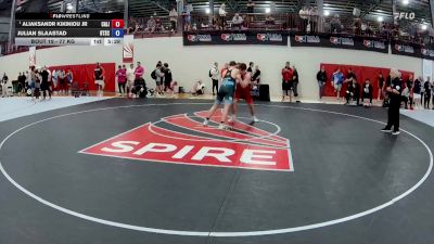 77 kg Quarters - Aliaksandr Kikiniou Jr, California vs Julian Slaastad, Beat The Streets Chicago-Midway