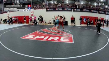 77 kg Quarters - Aliaksandr Kikiniou Jr, California vs Julian Slaastad, Beat The Streets Chicago-Midway