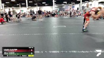 152 lbs Round 4 (6 Team) - Kelly Kakos, Steller Trained Black vs Colby Cloutier, Flickr Boyz Eagles