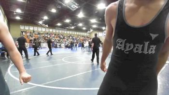 150 lbs 5th Place Match - Wyatt Bassett, Bakersfield vs Elias Salloum, Ayala