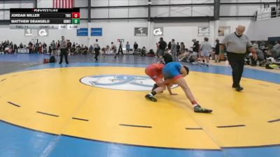 120 lbs Allday - Jordan Miller, TRIANGLE WRESTLING CLUB vs Matthew DeAngelo, GREAT NECK WRESTLING CLUB