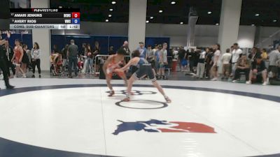 62 kg Cons. Sub-quarters - Amari Jenkins, Bad Karma Wrestling Club vs Avery Rios, Westmoore Wrestling Club