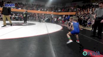 37 lbs Rr Rnd 1 - Wenston Quillin, Chickasha Youth Wrestling vs Brantley Lynn, Noble Takedown Club