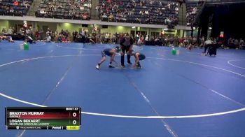 75 lbs Cons. Round 2 - Braxton Murray, Oakdale vs Logan Bekaert, Heartland Wrestling Academy