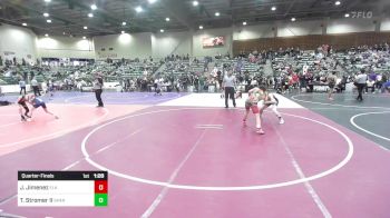 130 lbs Quarterfinal - Josh Jimenez, Elk Grove Wr Acd vs Tye Stromer II, Spanish Springs WC