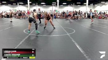 100 lbs Round 6 (8 Team) - Jordan Kadir, Scorpions vs Carson Hershner, Mayfield Mat Academy